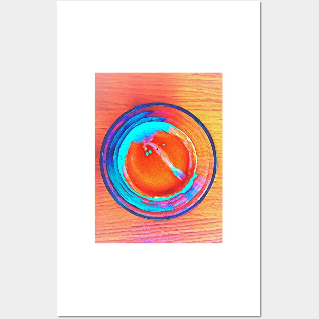 Tropical Summertime  Coffee Ring Wall Art by Tovers